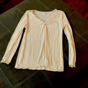 Ivory old navy long sleeve top